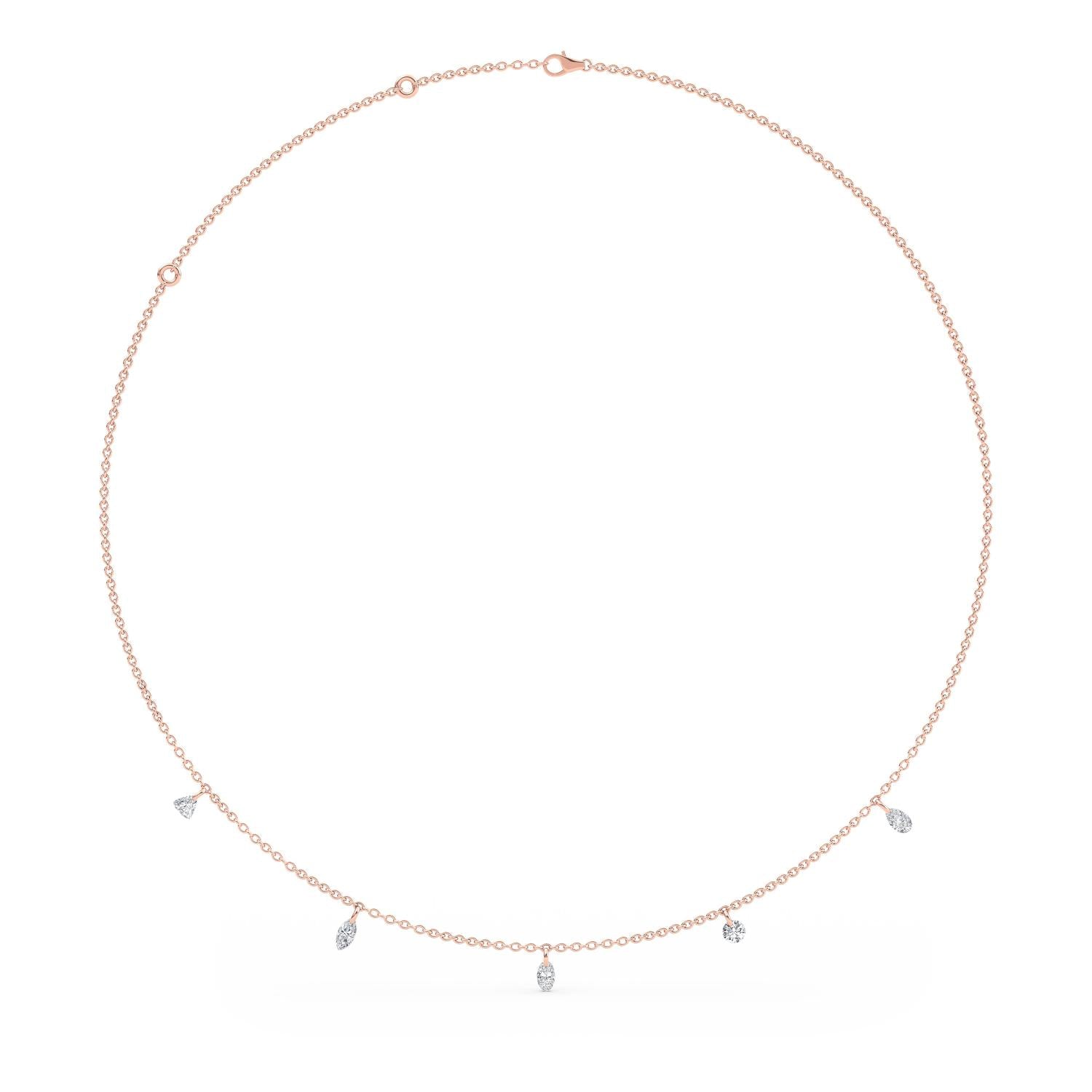 Lab Grown Diamond NECKLACE 1.04 ctw N08230MS-1-18IN