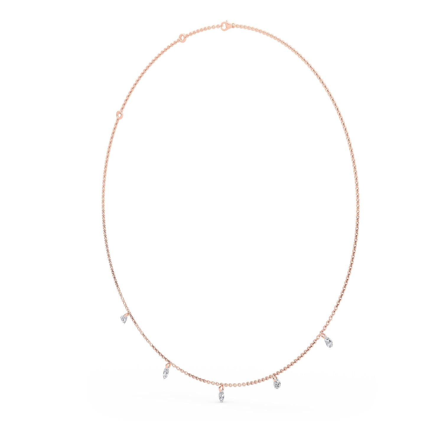 Lab Grown Diamond NECKLACE 1.04 ctw N08230MS-1-18IN