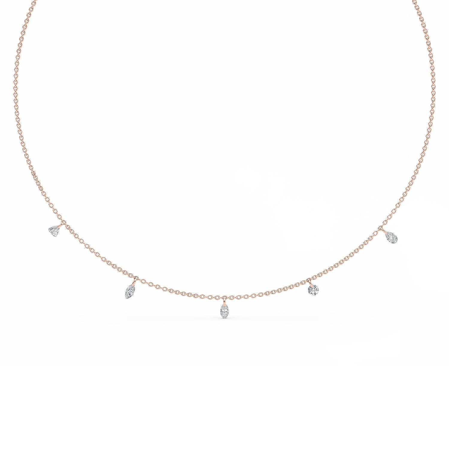 Lab Grown Diamond NECKLACE 1.04 ctw N08230MS-1-18IN