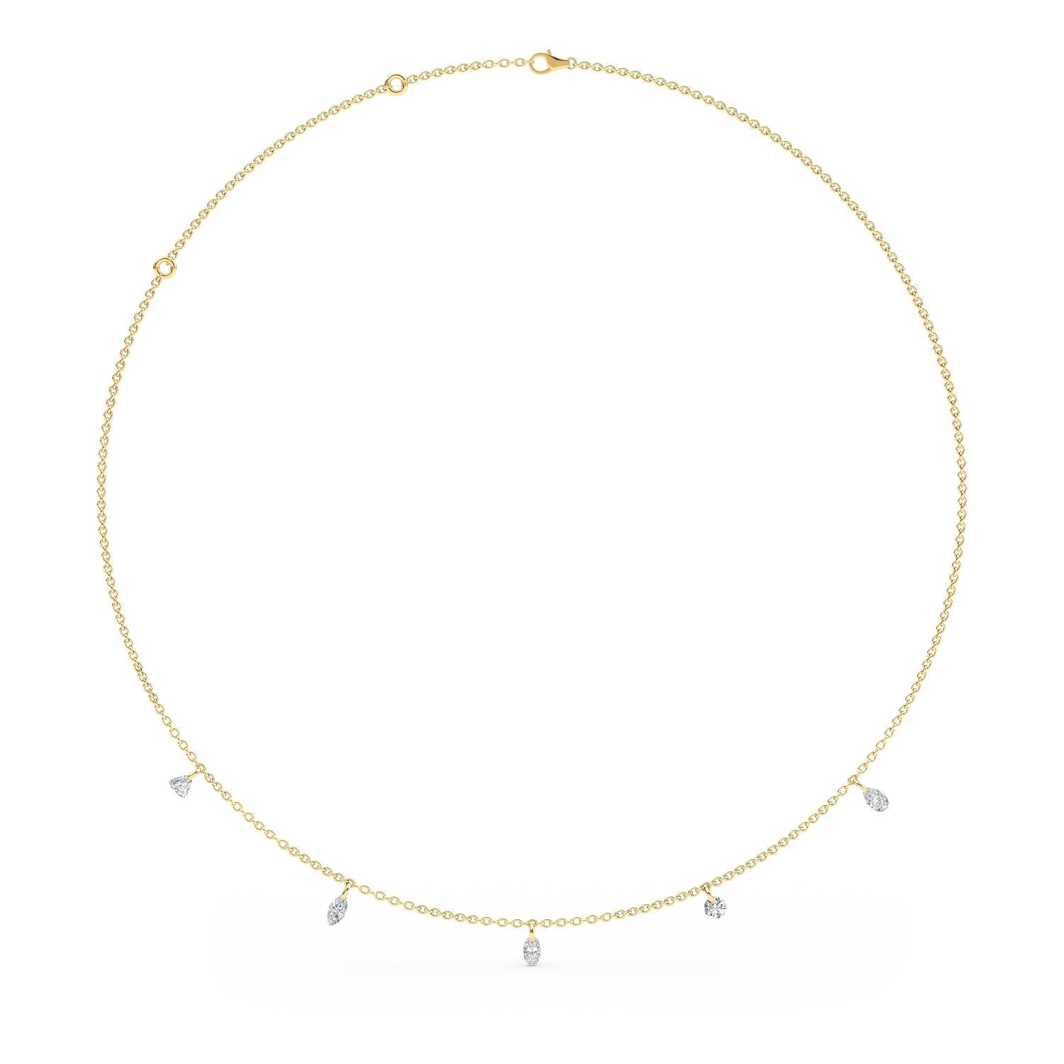 Lab Grown Diamond NECKLACE 1.04 ctw N08230MS-1-18IN