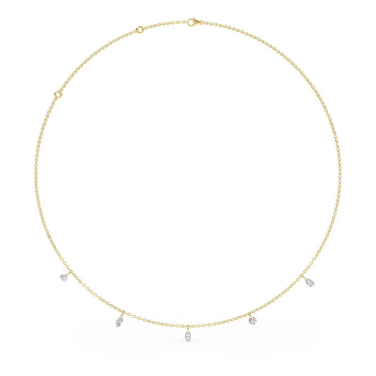 Lab Grown Diamond NECKLACE 1.04 ctw N08230MS-1-18IN