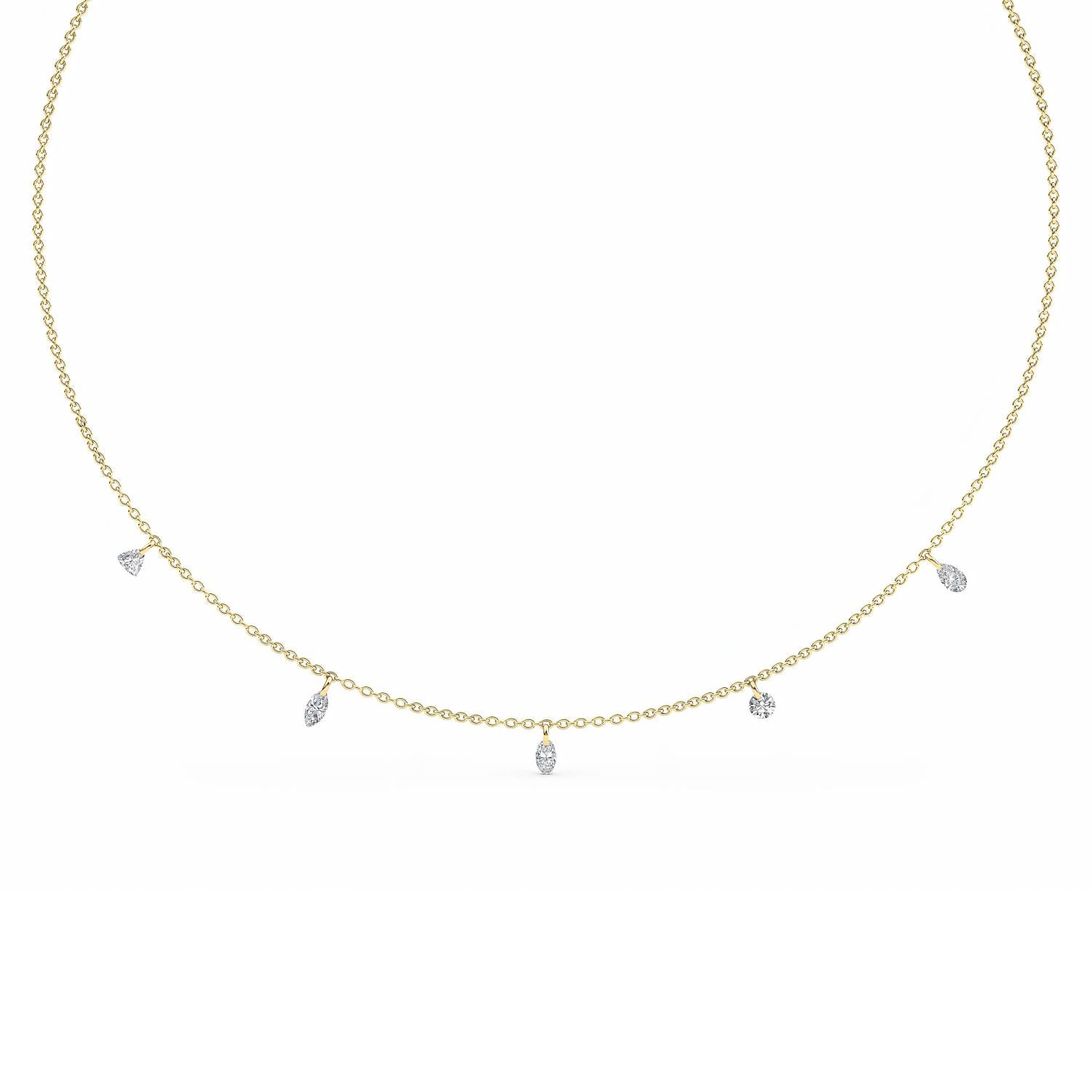 Lab Grown Diamond NECKLACE 1.04 ctw N08230MS-1-18IN