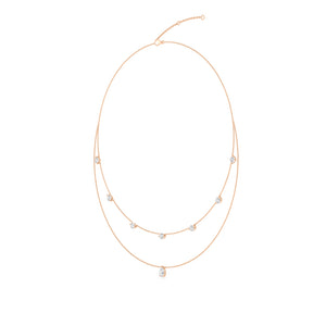 Lab Grown Diamond Layered Necklace N08231-2.15CT-18IN