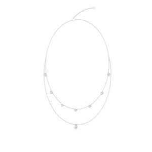 Lab Grown Diamond Layered Necklace N08231-2.15CT-18IN