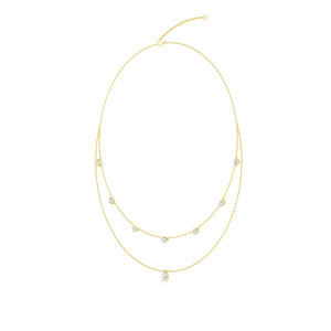 Lab Grown Diamond Layered Necklace N08231-2.15CT-18IN