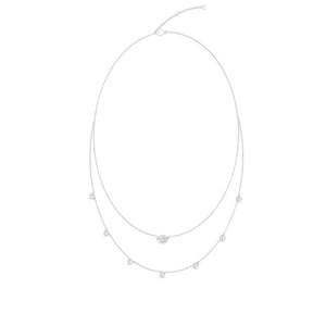 Lab Grown Diamond Layered Necklace N08234-1.15CT-18IN