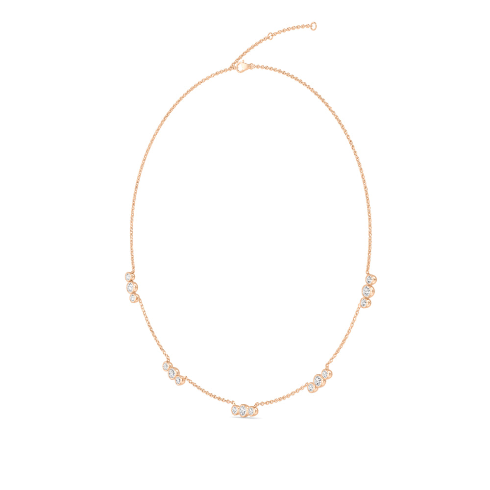 Lab Grown Diamond Layered Necklace N08237-2.2-18IN
