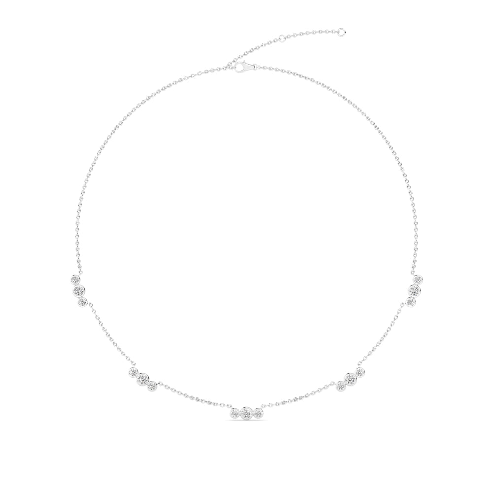 Lab Grown Diamond Layered Necklace N08237-2.2-18IN