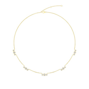 Lab Grown Diamond Layered Necklace N08237-2.2-18IN