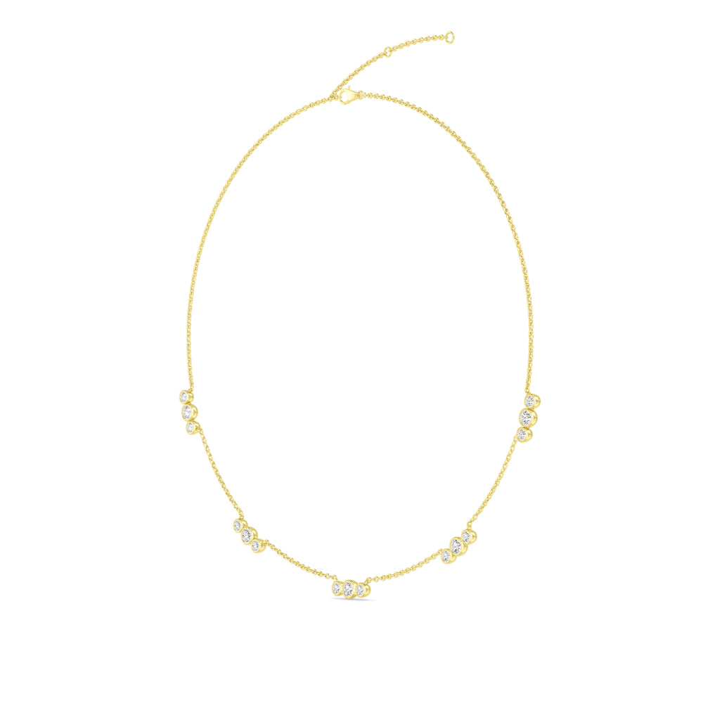 Lab Grown Diamond Layered Necklace N08237-2.2-18IN