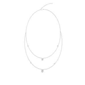 Lab Grown Diamond Layered Necklace N08239-1.38CT-18IN