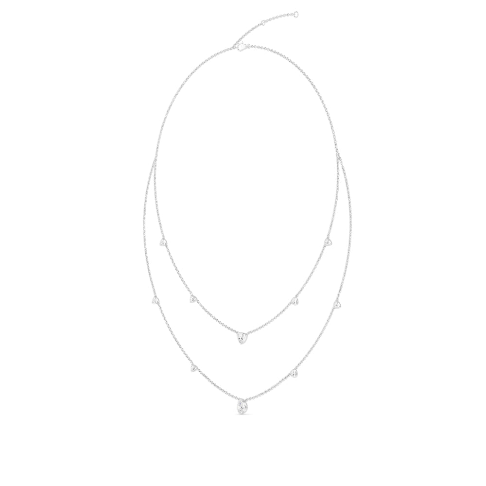 Lab Grown Diamond Layered Necklace N08243-1.5-18IN