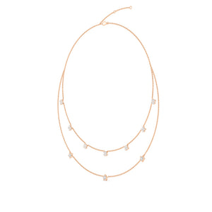 Lab Grown Diamond Layered Necklace N08244-1.75CT-18IN