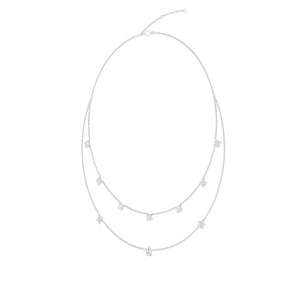 Lab Grown Diamond Layered Necklace N08244-1.75CT-18IN