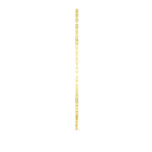 18K Yellow Gold Lab Grown Diamond Paper Clip Necklace N08247-3.75CT-18IN