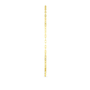 18K Yellow Gold Lab Grown Diamond Paper Clip Necklace N08248-3.75CT-18IN