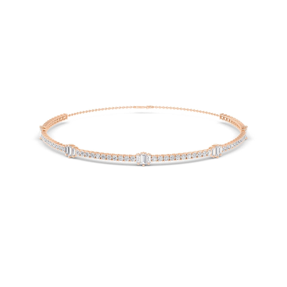 Lab Grown Diamond Choker Necklace N08252-11-14IN
