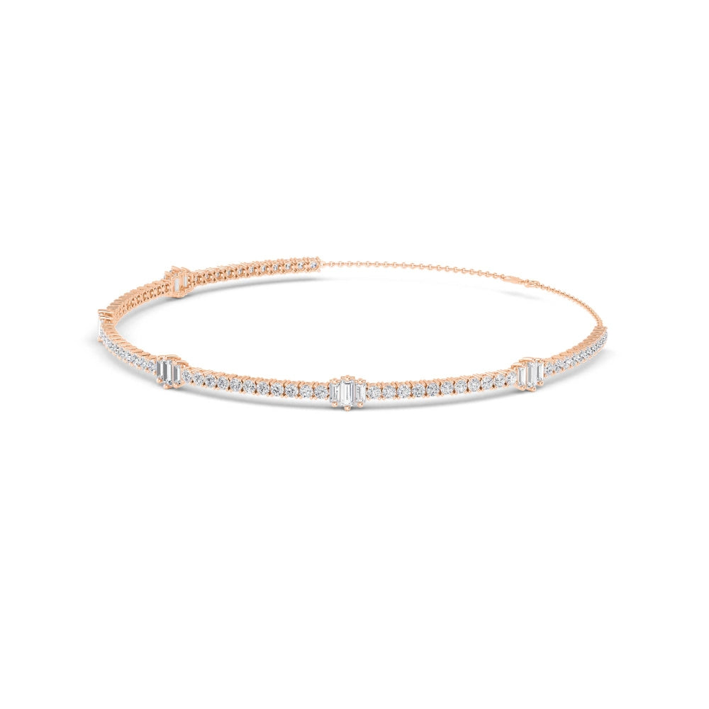 Lab Grown Diamond Choker Necklace N08252-11-14IN