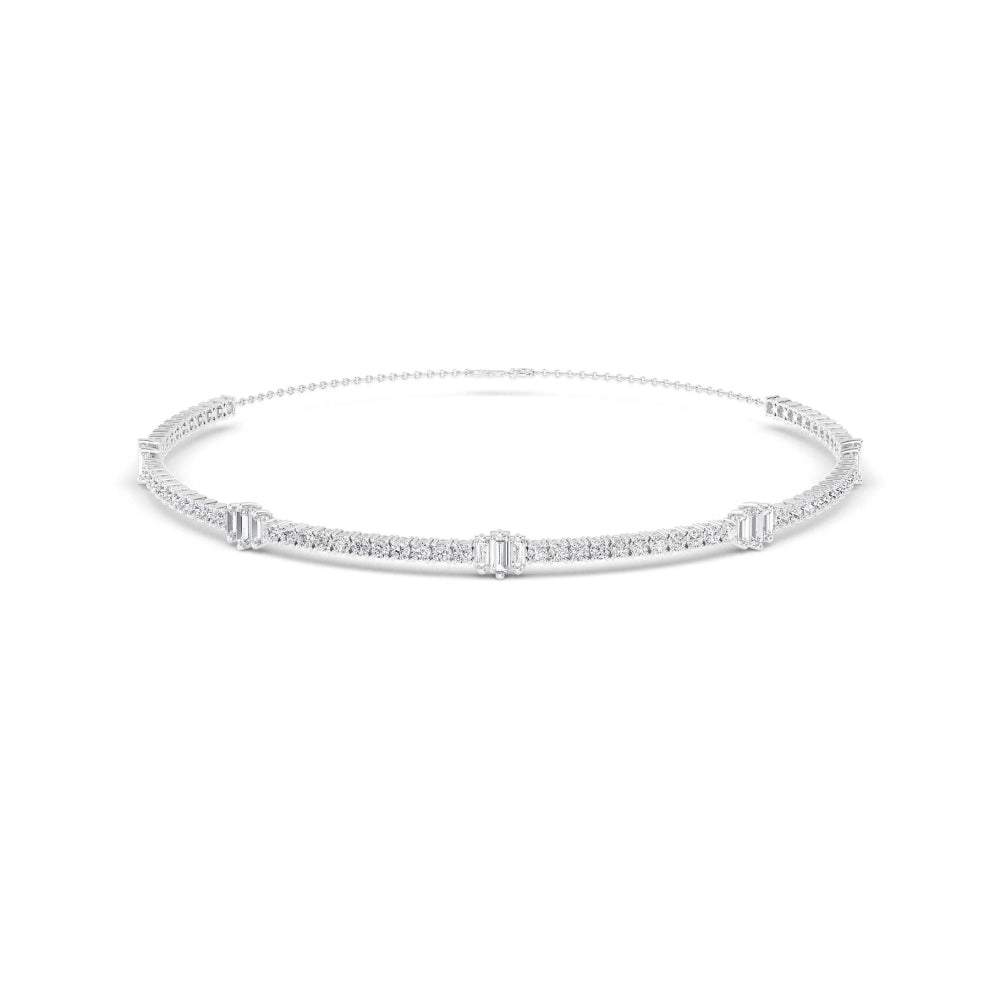 Lab Grown Diamond Choker Necklace N08252-11-14IN