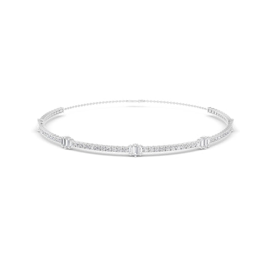 Lab Grown Diamond Choker Necklace N08252-11-14IN