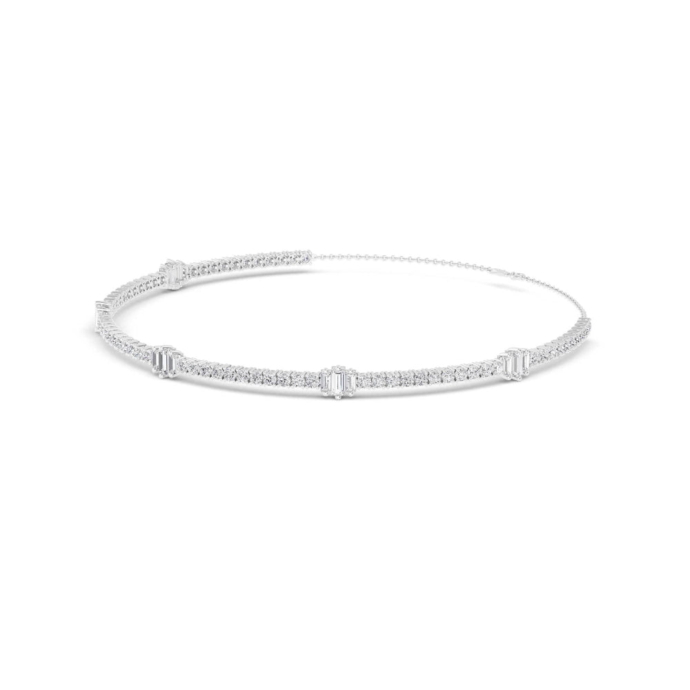 Lab Grown Diamond Choker Necklace N08252-11-14IN