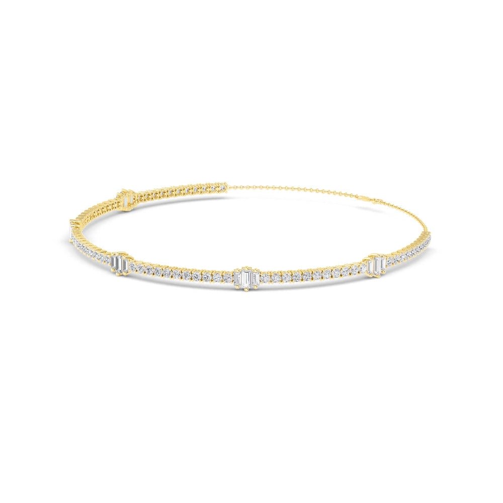 Lab Grown Diamond Choker Necklace N08252-11-14IN
