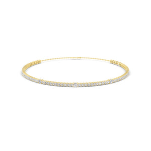 Lab Grown Diamond Choker Necklace N08253-10-14IN