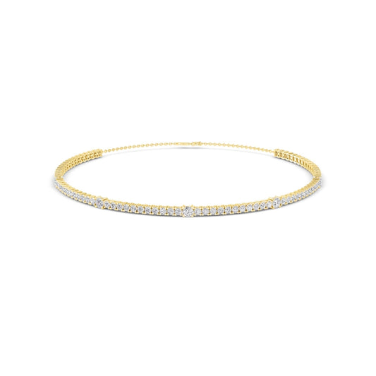 Lab Grown Diamond Choker Necklace N08253-10-14IN