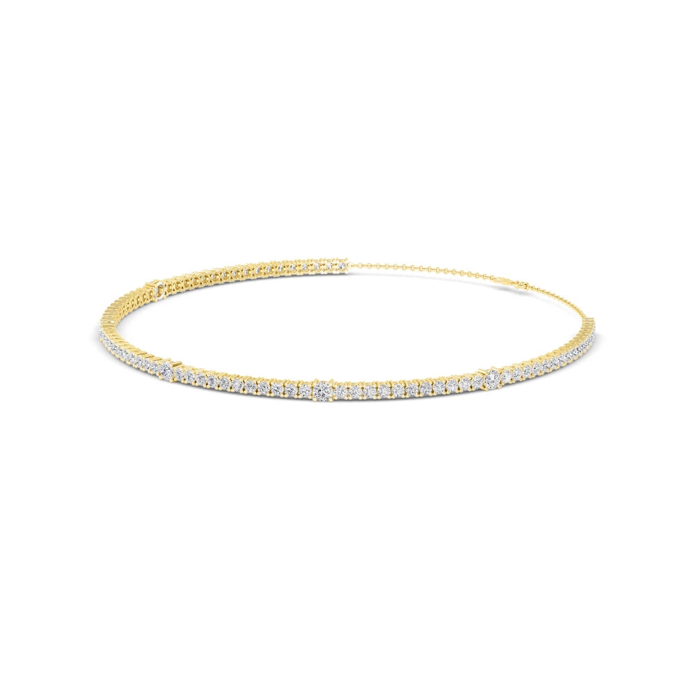 Lab Grown Diamond Choker Necklace N08253-10-14IN