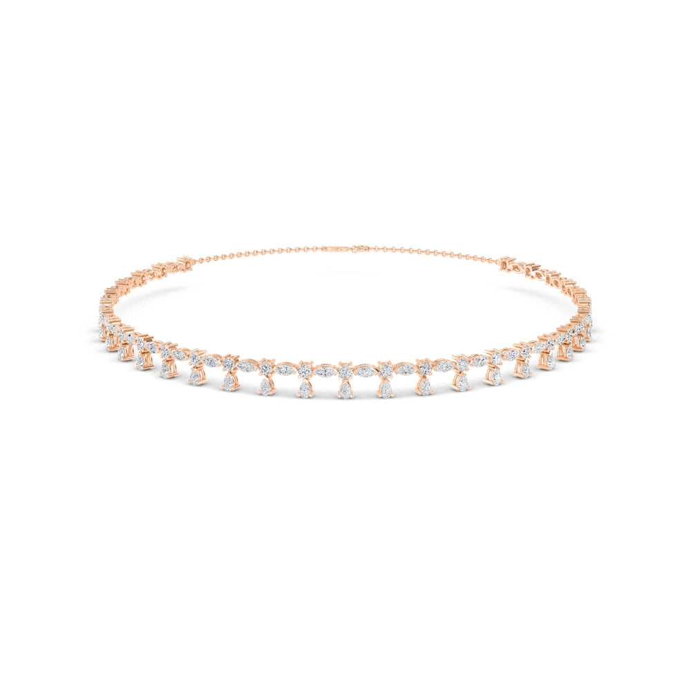 Lab Grown Diamond Choker N08254-8-14IN