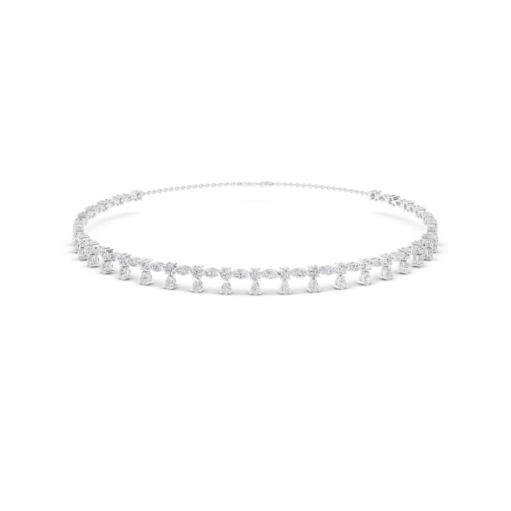 Lab Grown Diamond Choker N08254-8-14IN