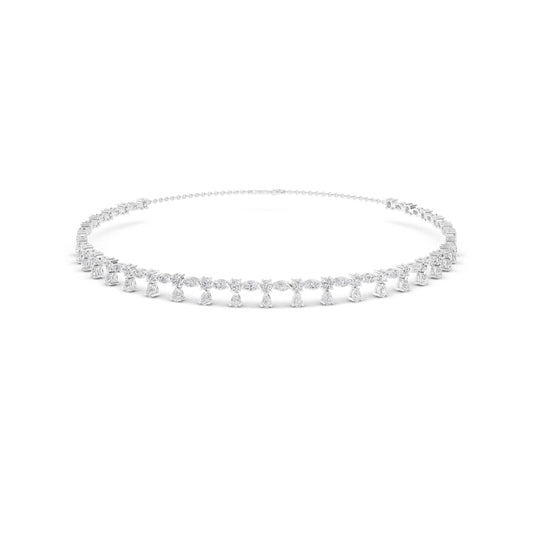 Lab Grown Diamond Choker N08254-8-14IN