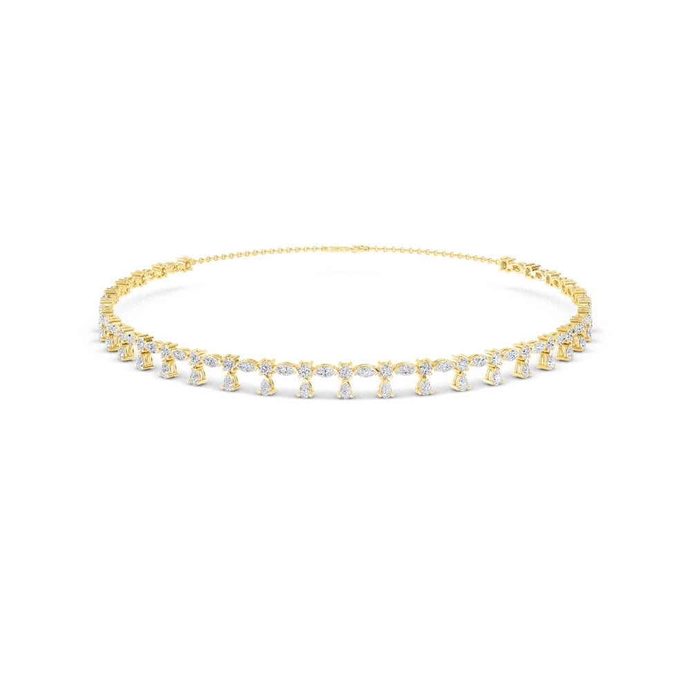 Lab Grown Diamond Choker N08254-8-14IN