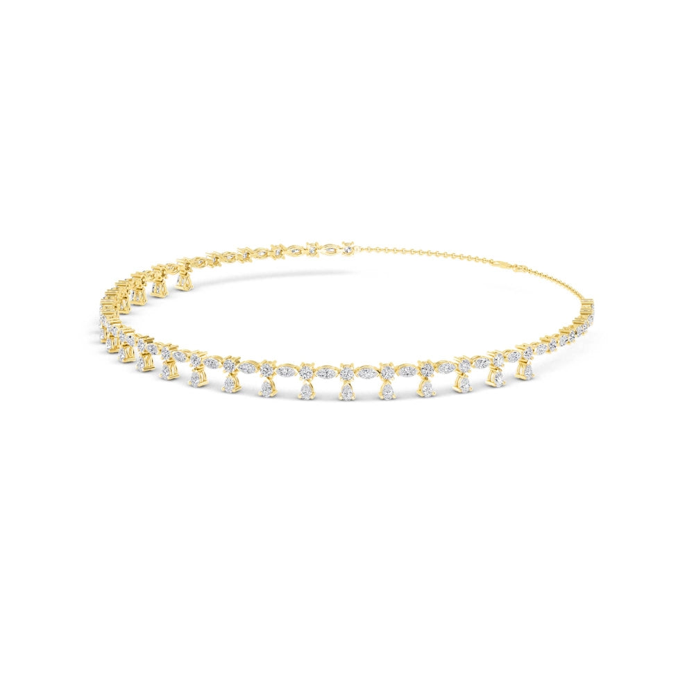 Lab Grown Diamond Choker N08254-8-14IN
