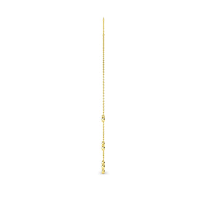18K Yellow Gold Lab Grown Diamond Paper Clip Necklace N08258-4.63CT-18IN