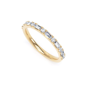 2MM Round Brilliant & Baguette - Castle & Claw (XRB)