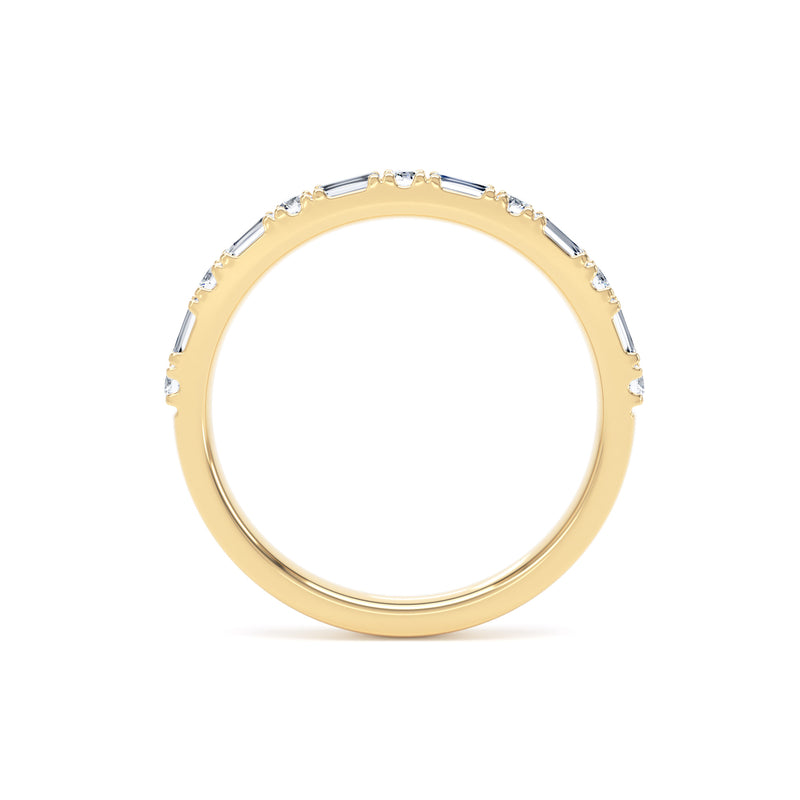 2MM Round Brilliant & Baguette - Castle & Claw (XRB)