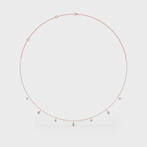 Lab Grown Diamond NECKLACE 1.08 ctw N08229MS-1-18IN