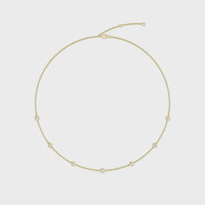 Lab Grown Diamond By The Yard Necklace 1 ctw N08220-1