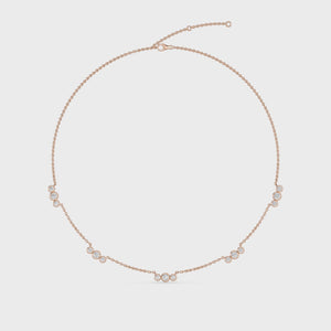 Lab Grown Diamond Layered Necklace N08237-2.2-18IN
