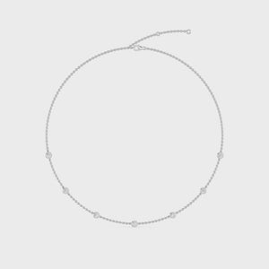 Lab Grown Diamond By The Yard Necklace 1 ctw N08220-1