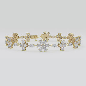 Lab Grown Diamond BRACELET 8.01 ctw BR20060-8.5-7IN