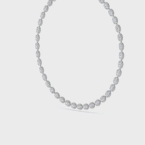 Lab Grown Diamond 26.49 ctw Necklace N08032-25.88CT-17IN