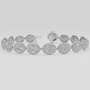 Lab Grown Diamond BRACELET 11.00 ctw BR20059OV-11-7IN